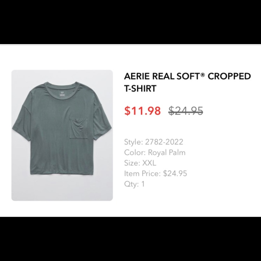 AE Soft oversized crop